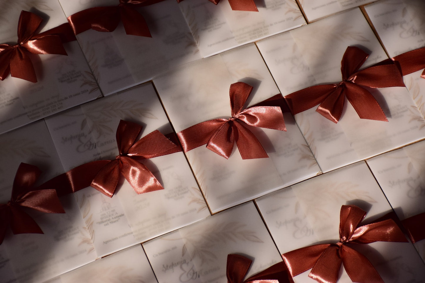 Invitatie Nunta cu plic de calc - Model N63
