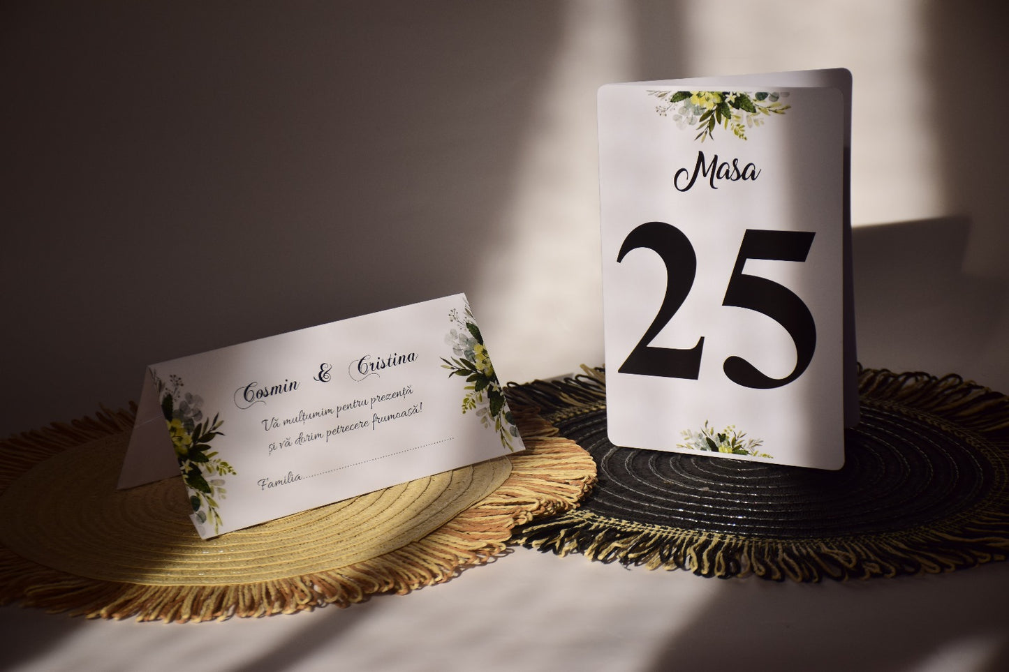Numar de Masa personalizat - Model NM2