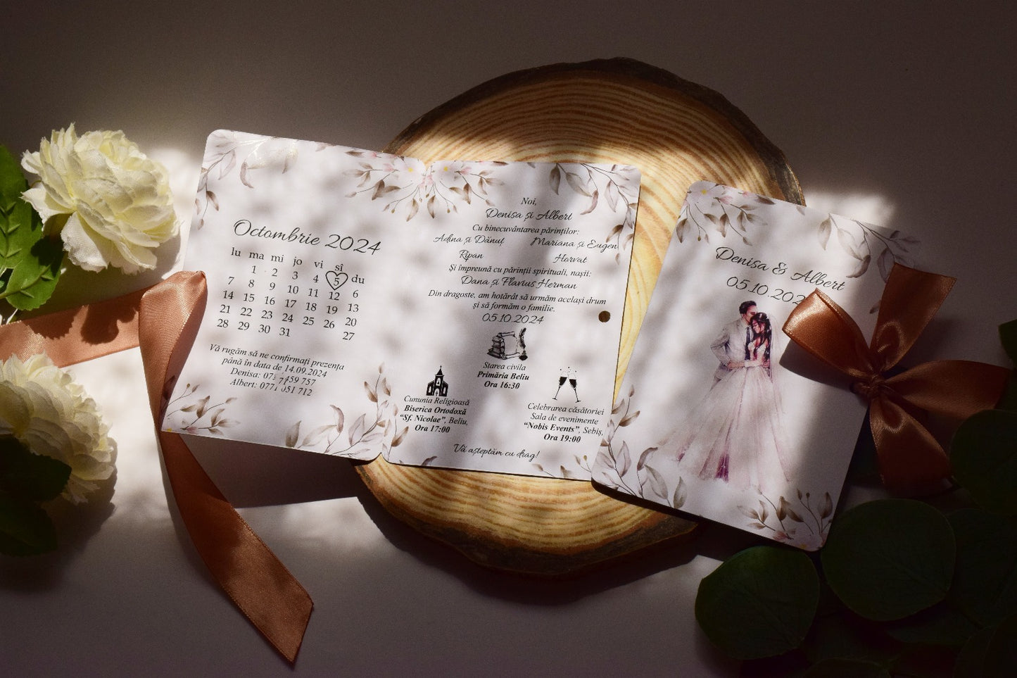 Invitatie Nunta tip Cărticica - Model N71