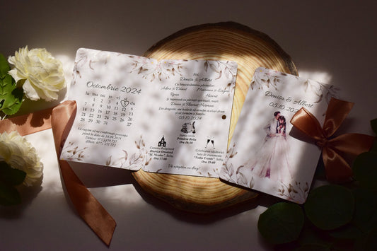 Invitatie Nunta tip Cărticica - Model N71
