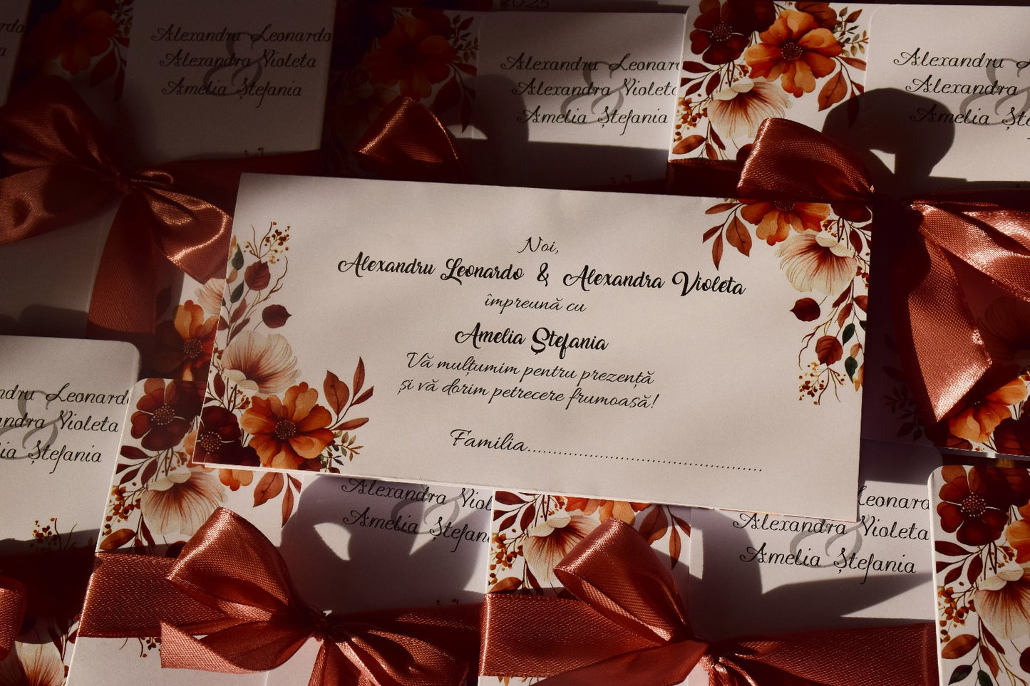 Invitatie Nunta tip Carte 3 laturi - Model N101