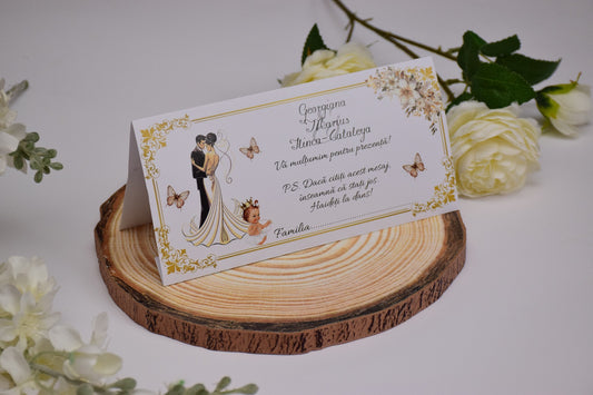 Plicuri pentru Dar Nunta sau Botez - Model P13