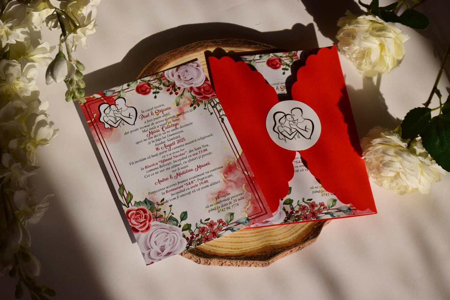 Invitatie Nunta si Botez NB34