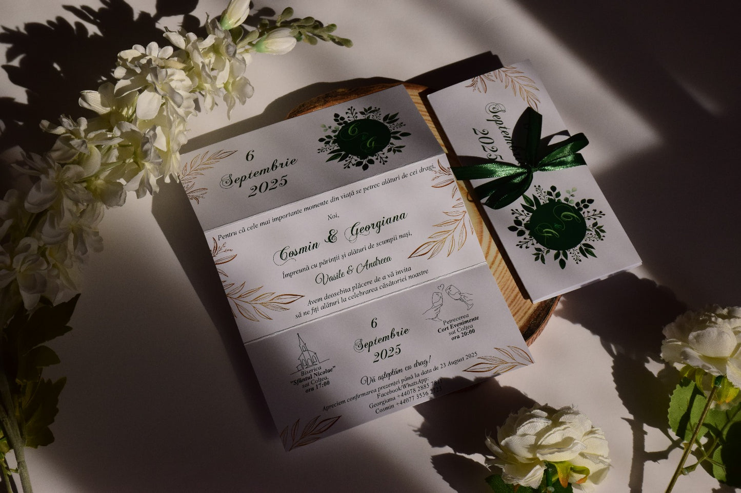 Invitatie Nunta handmade - Model N88