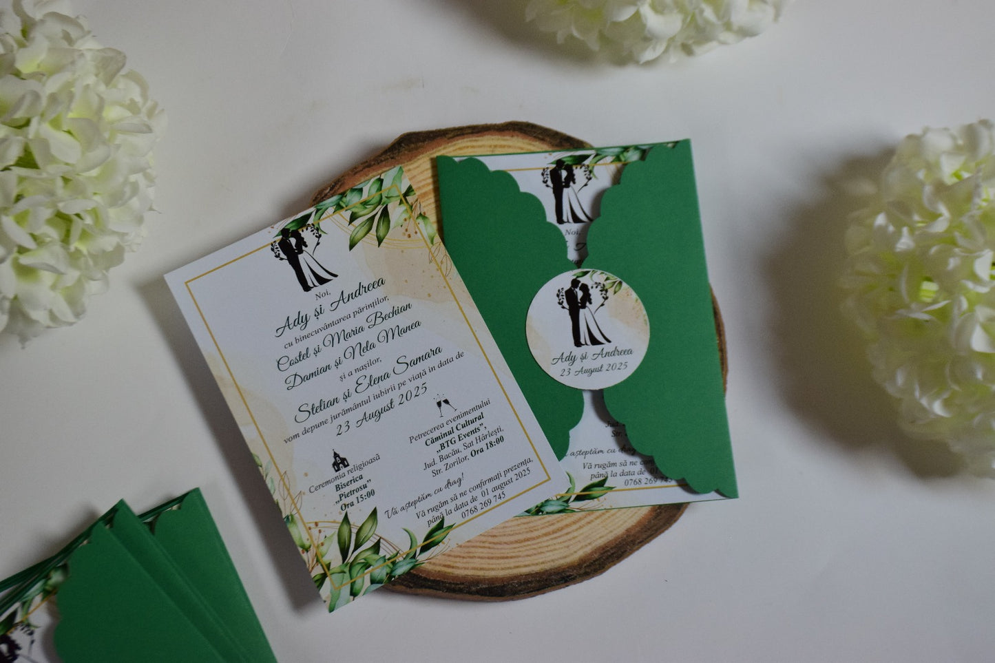Invitatie Nunta si Botez NB71