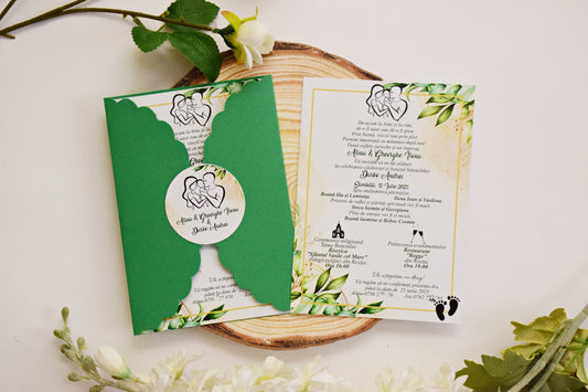 Invitatie Nunta si Botez NB70