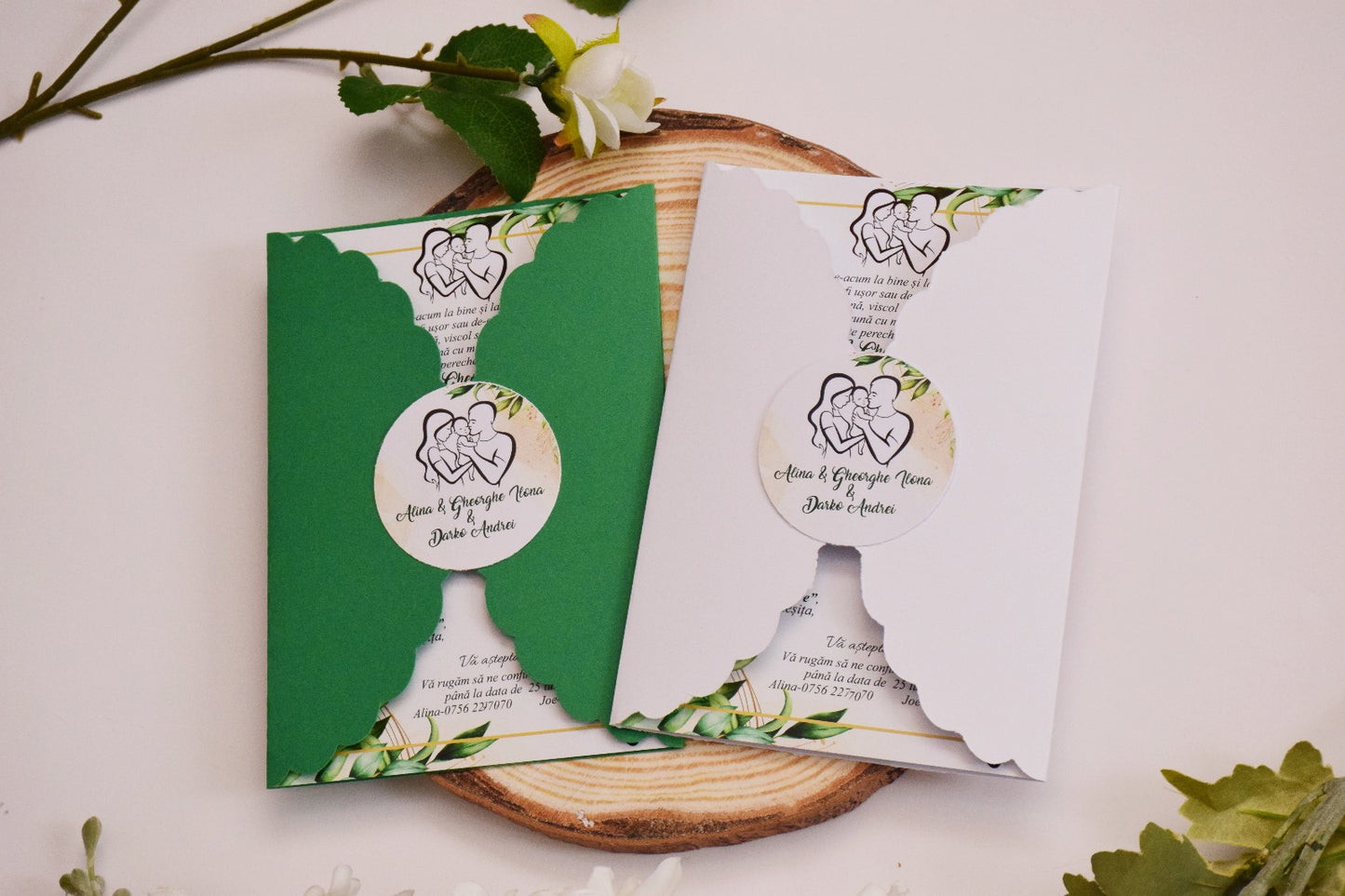 Invitatie Nunta si Botez NB70