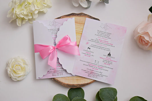 Invitatie Nunta si Botez NB81