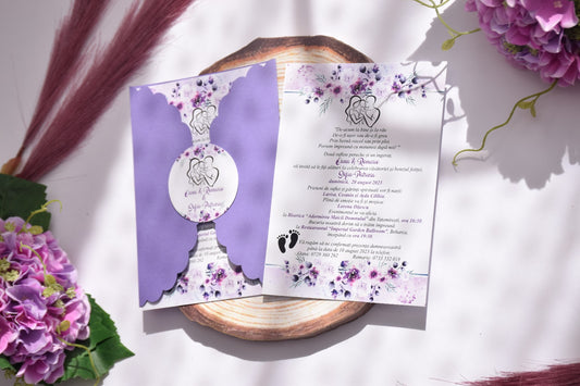 Invitatie Nunta si Botez NB74