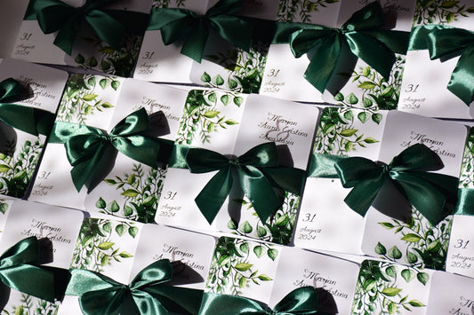 Invitatie Nunta si Botez tip Carte 3 laturi - NB95