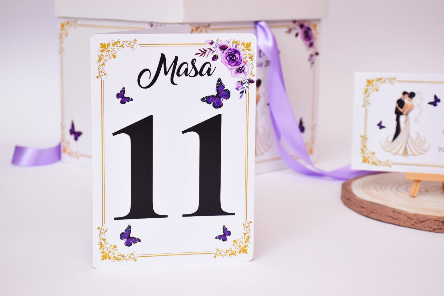Numar de Masa personalizat numele invitatiilor NM12