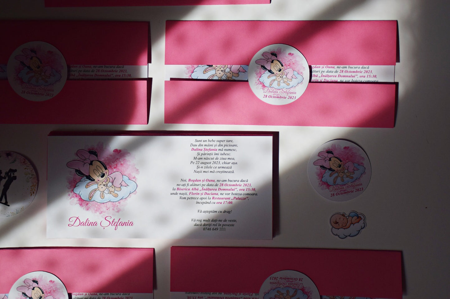 Invitatie Botez tema Mickey - Model B9
