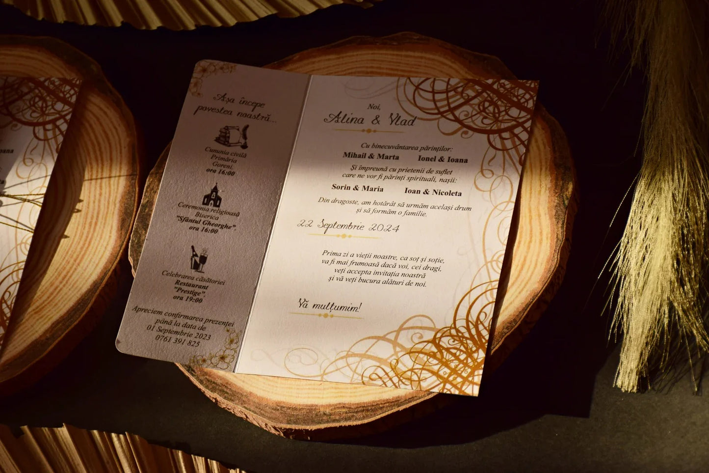 Invitație Nunta Eleganta - Model N19