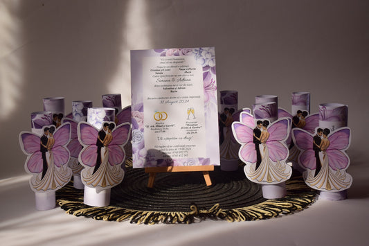 Invitatie Nunta rulata - N59