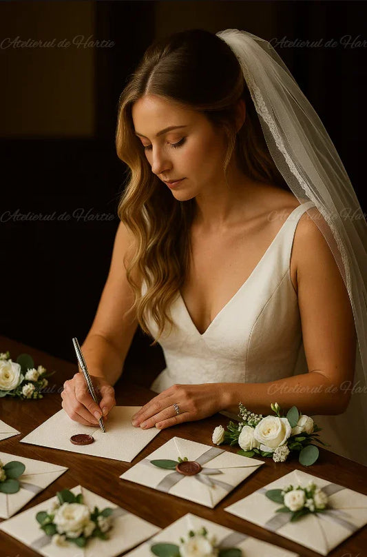 Invitații de nuntă cu flori naturale – modele elegante și personalizate pentru 2026