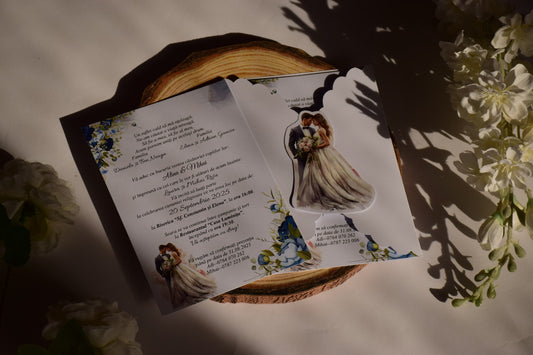Invitație Nunta personalizata - Model N149