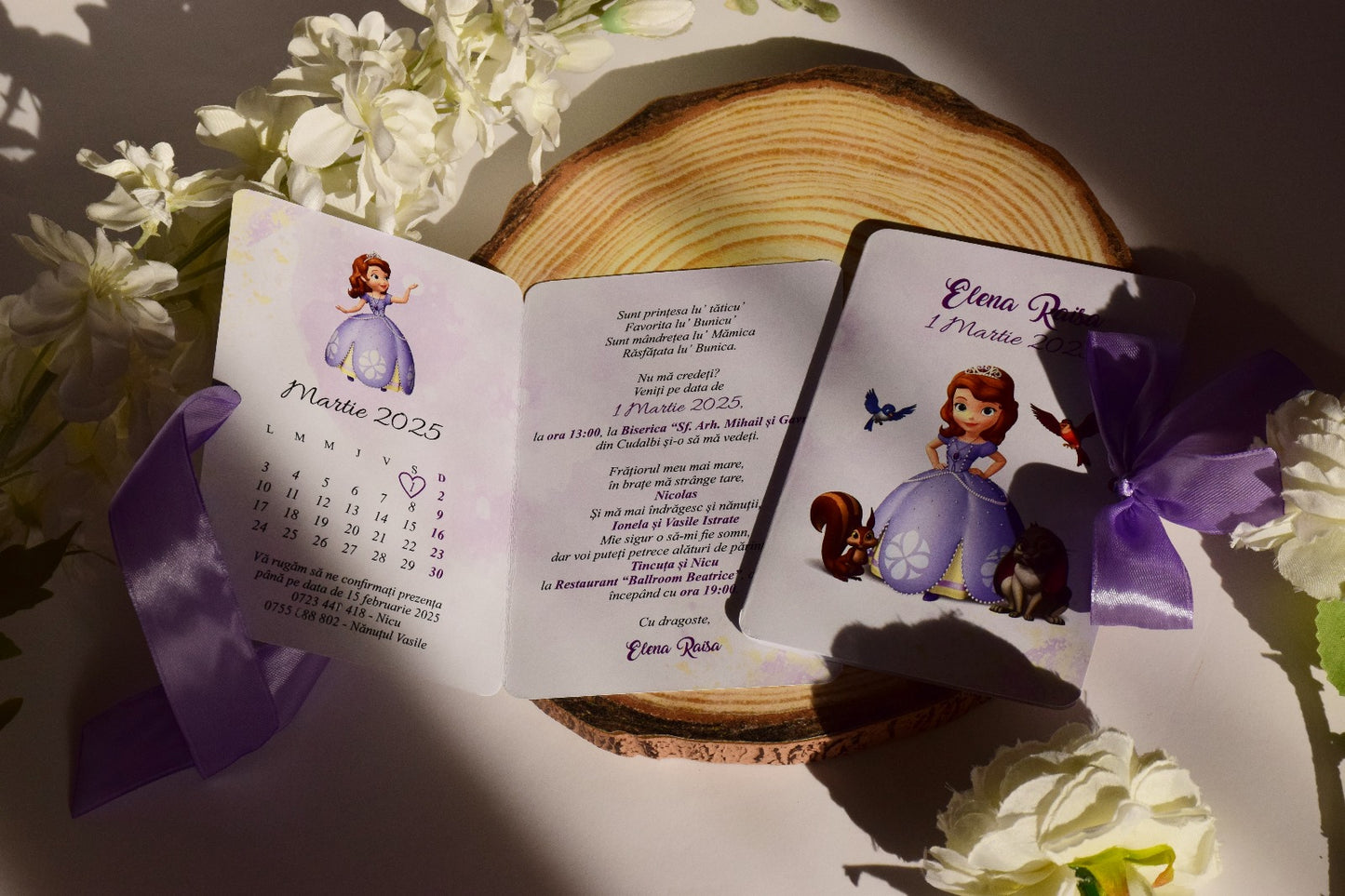 Invitatie Botez Carticică - Model B20