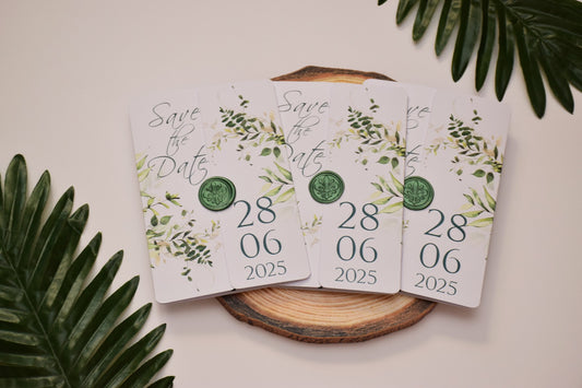 Invitație Nunta cu Sigiliu de Ceara - Model N121