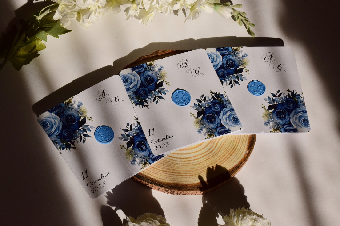 Invitație Nunta cu Sigiliu de ceara - Model N147