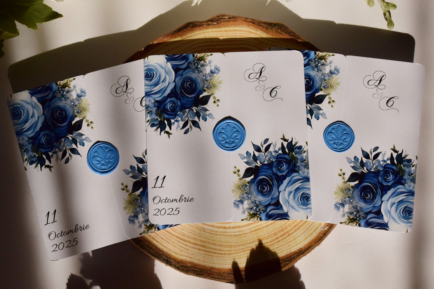 Invitație Nunta cu Sigiliu de ceara - Model N147