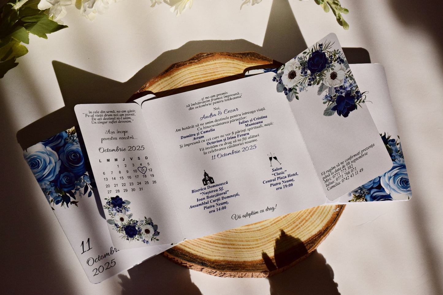 Invitație Nunta cu Sigiliu de ceara - Model N147