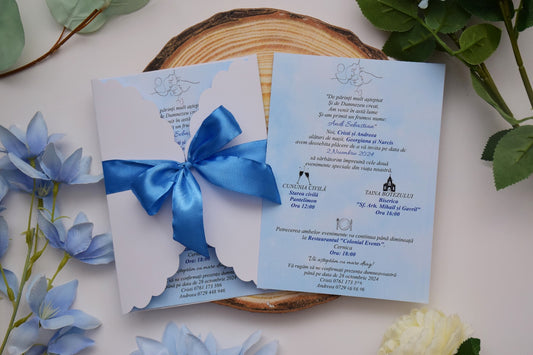 Invitatie Nunta si Botez NB80
