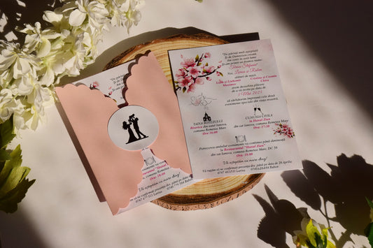 Invitatie Nunta si Botez NB72
