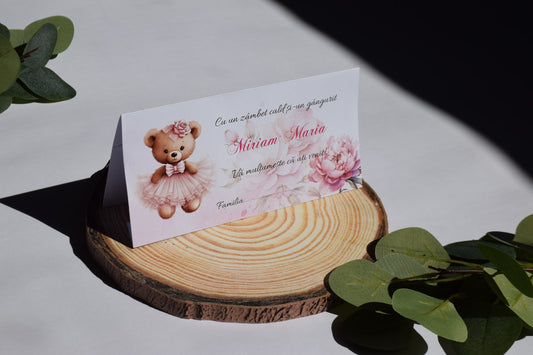 Plic de bani personalizat pentru Botez - Model P29