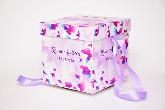 Cutie de Dar Handmade pentru Nuntă sau Botez - C21