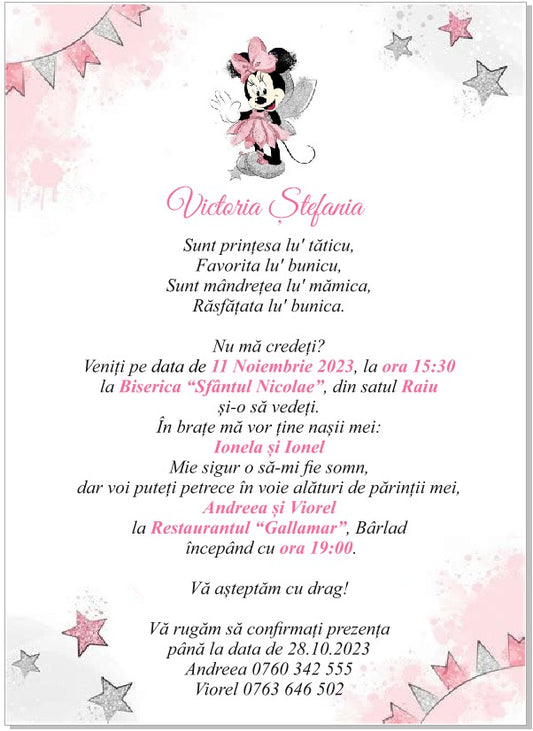 Invitatie Digitala Botez