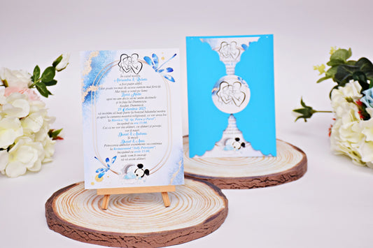 Invitatie Nunta si Botez NB21