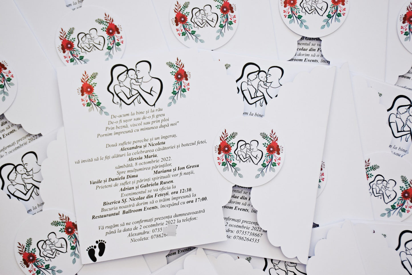 Invitatie Nunta si Botez NB8