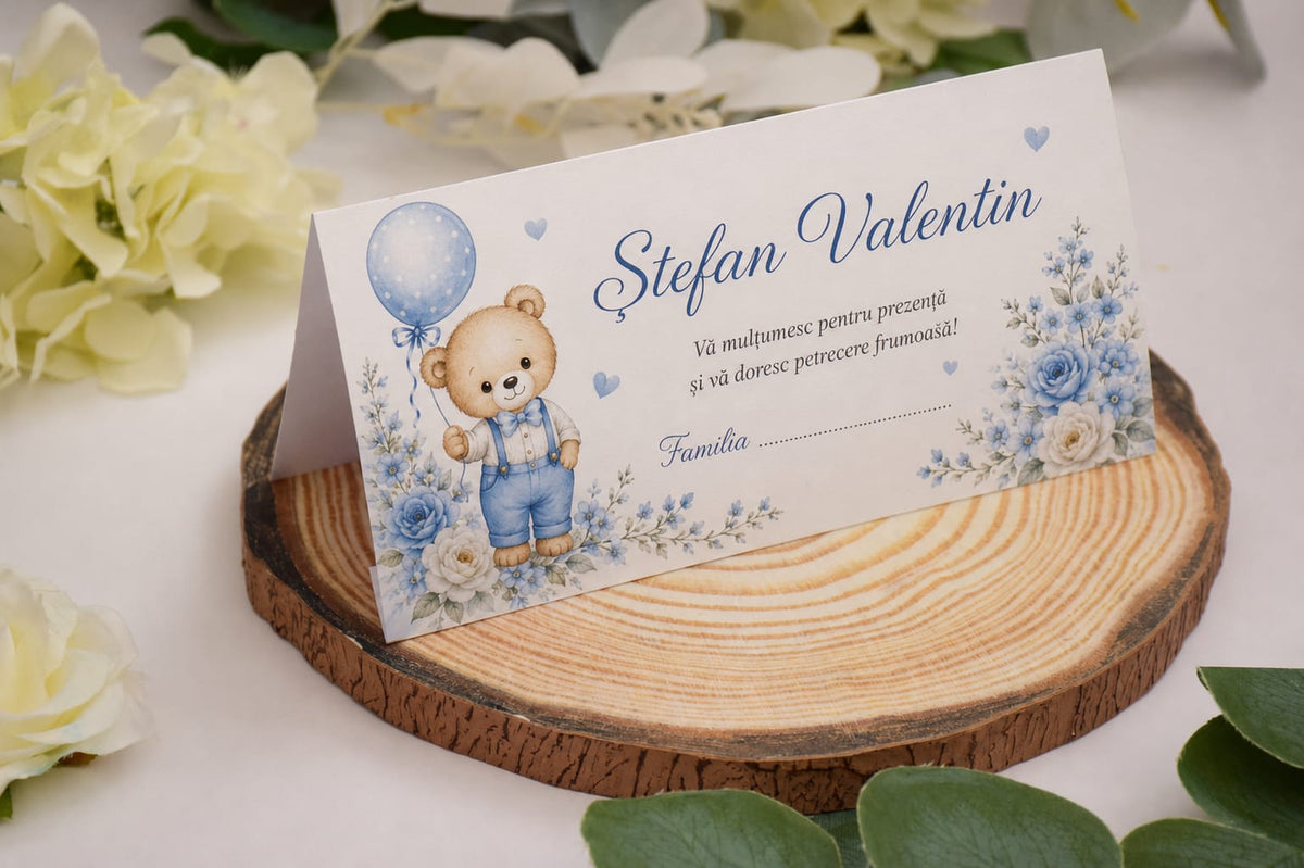 Plic de bani personalizat pentru Botez - Model P34