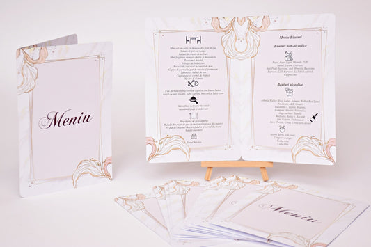 Meniu Nunta elegant - M31
